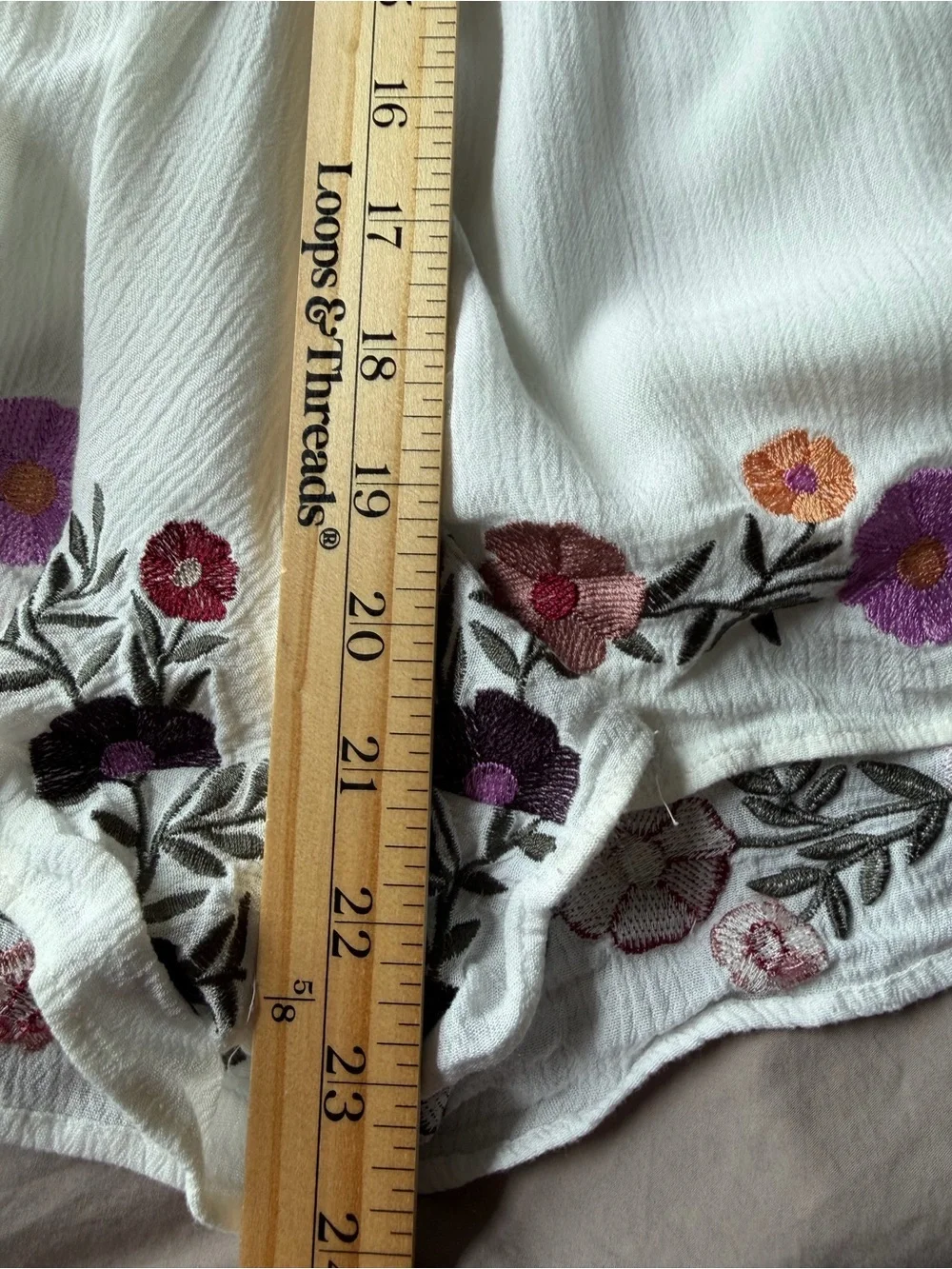 Floral Cream Ivory Open Shoulder Romper Womens Size Small Bohemian Festival